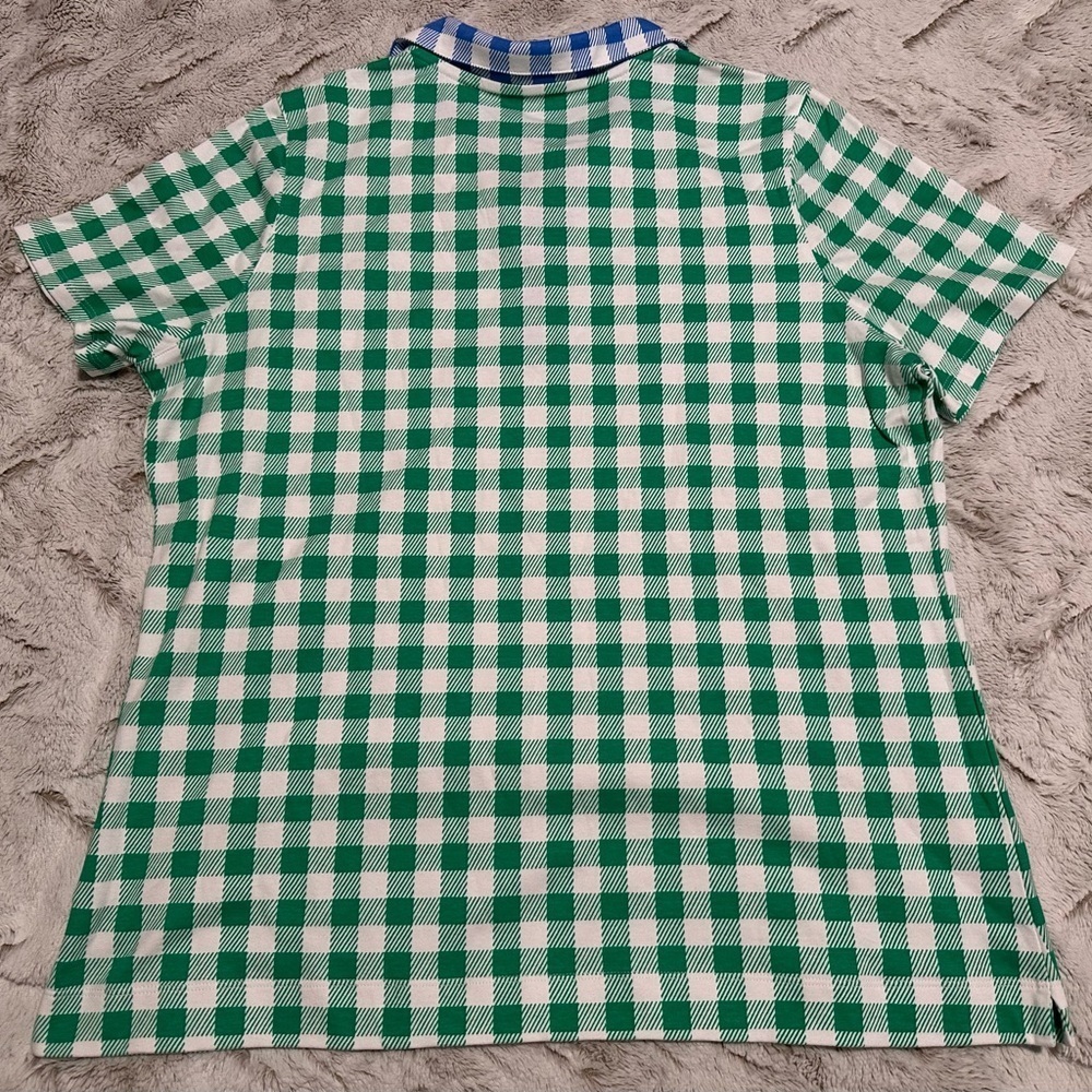 Kim Rogers Mixed Polo Checkered Short Sleeve Perfectly Soft Top Tee - Picture 5 of 11